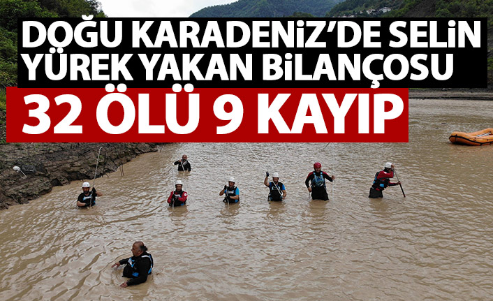 Doğu Karadeniz'de sele 3 yılda 32 kurban 9 kayıp!