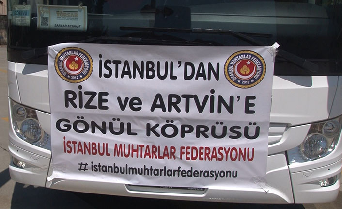 İstanbul’dan Rize ve Artvin’e gönül köprüsü