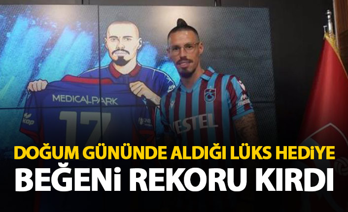 Hamsik'e doğum gününde lüks hediye