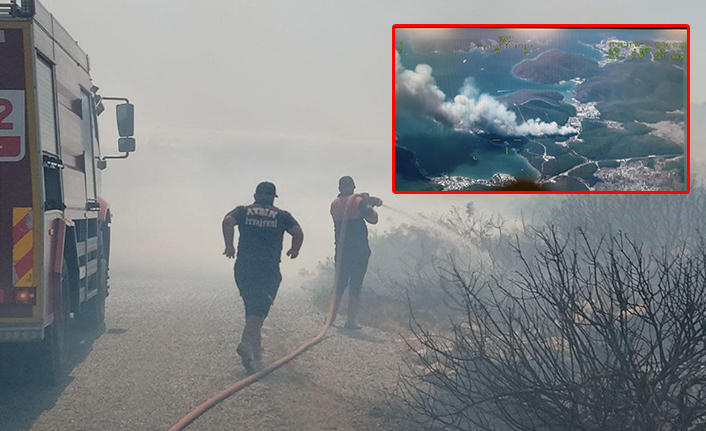 Bodrum ve Didim’de de yangın