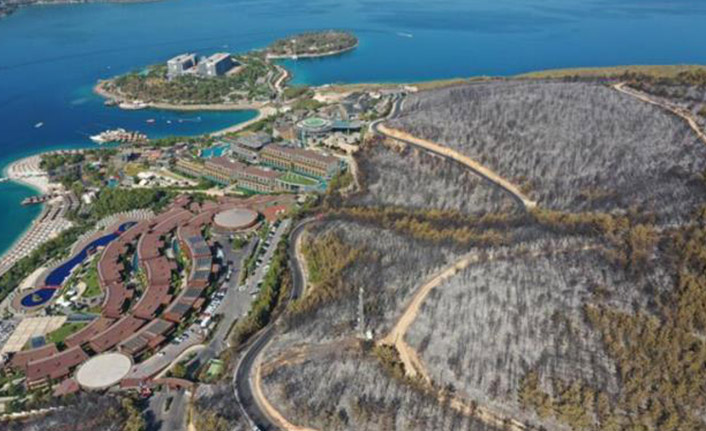 İki gündür yanan Bodrum ve Milas'tan sevindiren haber