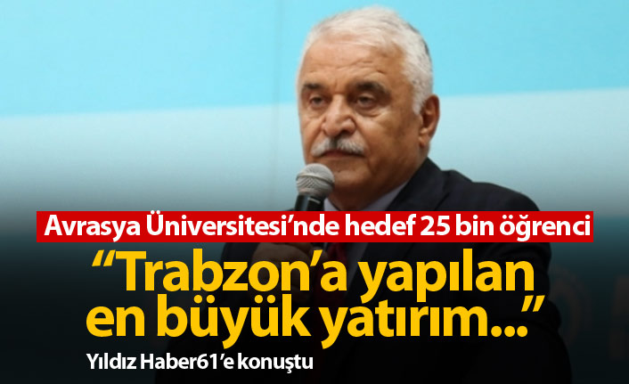 Ömer Yıldız: Türkiye’de böyle üniversite yok