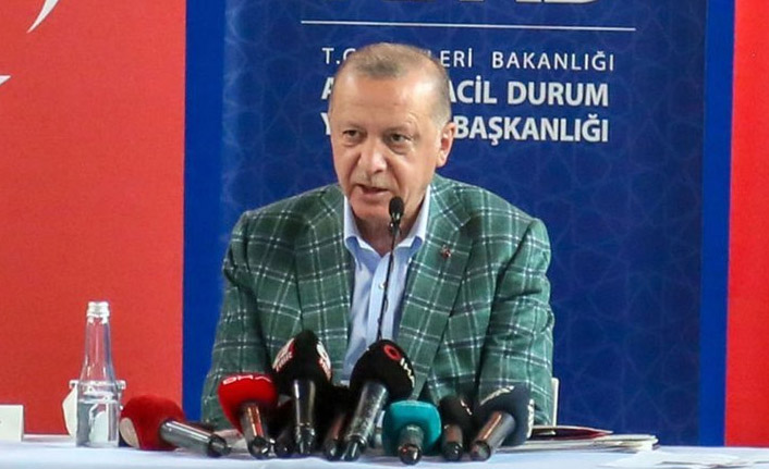 Cumhurbaşkanı Erdoğan: "Ciğerlerini yakmak boynumuzun borcudur"