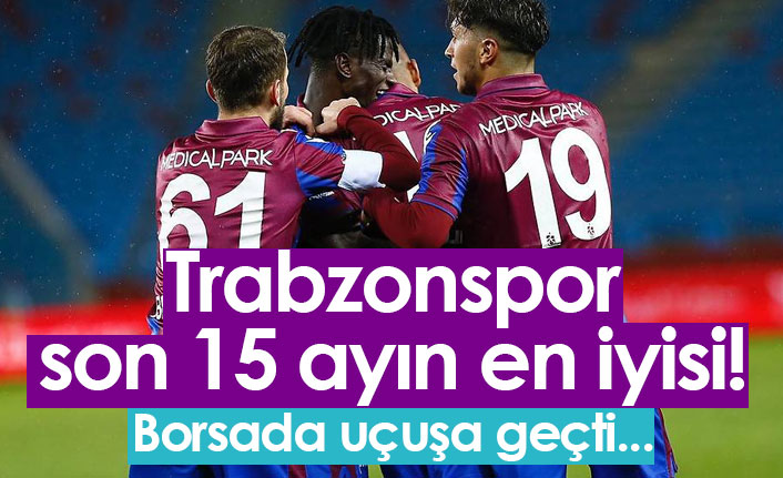 Trabzonspor'dan borsada son 15 ayın en iyi performansı