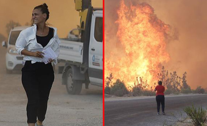 Manavgat'ta alevler 20 metreye kadar yükseldi