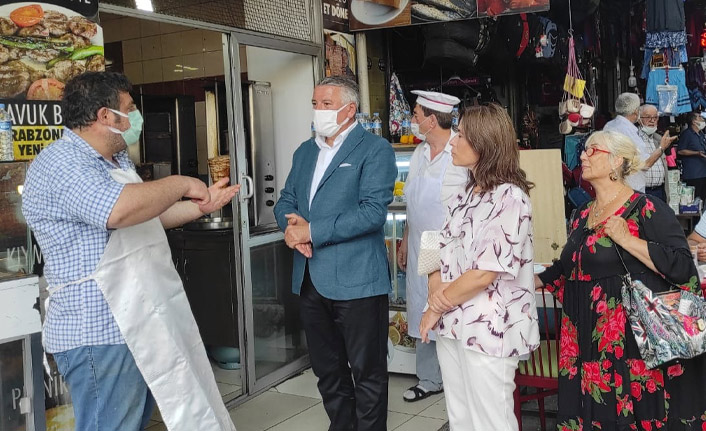 Hüseyin Örs'ten Taşbaşı esnafına ziyaret