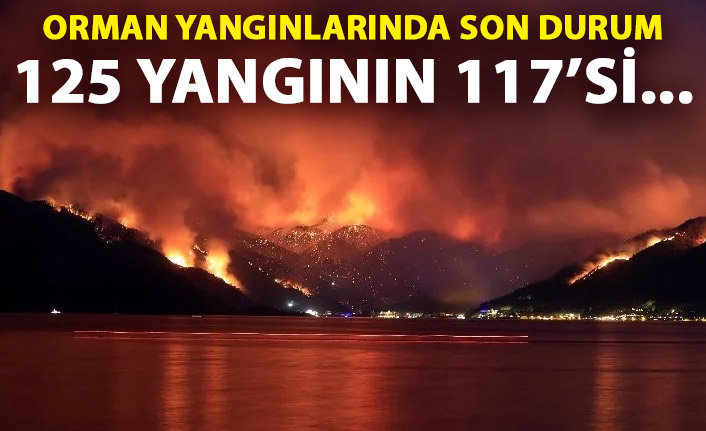 Bakan açıkladı! Orman yangınlarında son durum