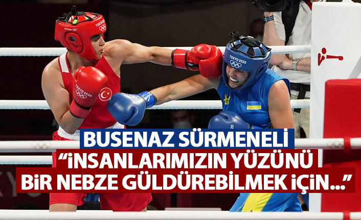 Busenaz Sürmeneli: İnsanlarımızın yüzlerini bir nebze güldürmek için