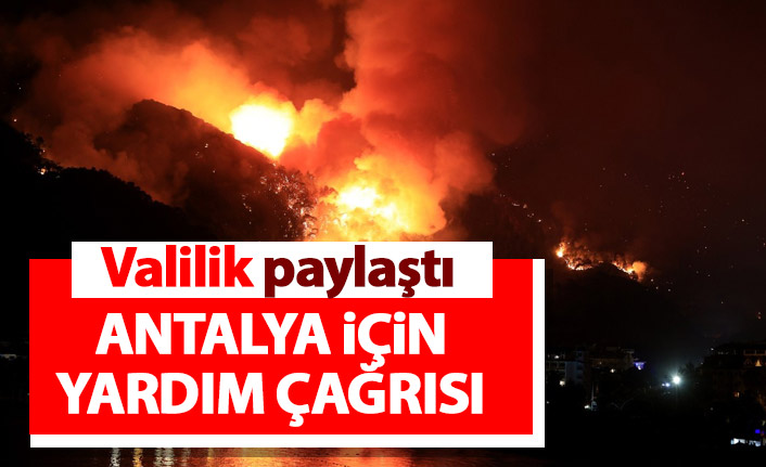 Trabzon'dan Antalya'ya yardım çağrısı