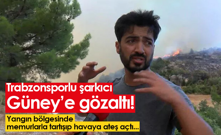 Yangın bölgesine giden Yusuf Güney gözaltına alındı