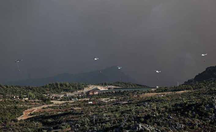 Türkiye'deki orman yangınlarına 6 ülkeden 18 hava aracıyla destek