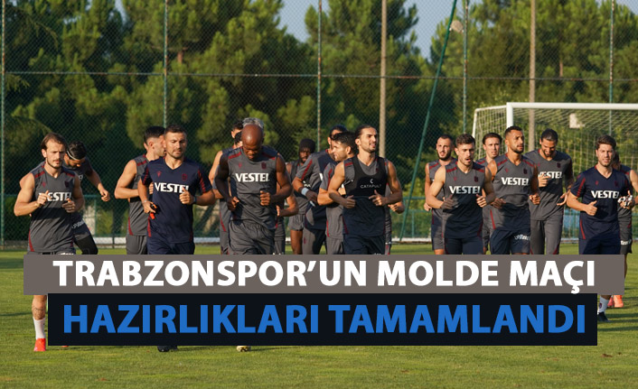 Trabzonspor'un Molde maçı hazırlıkları tamamlandı