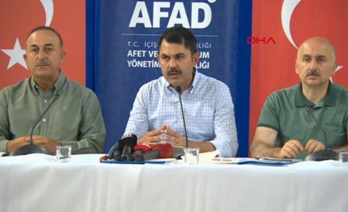 Bakanlar yangın bölgesinde açıkladı! Yeni uçaklar geliyor