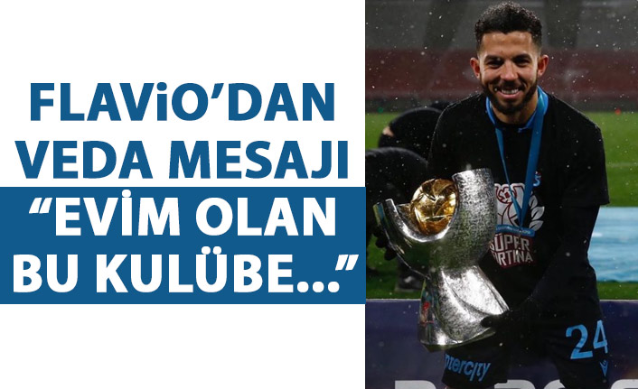 Flavio'dan duygulandıran mesaj: Evim olan bu klüpte...