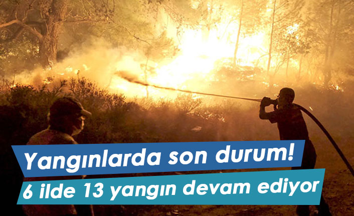 Bakan Pakdemirli açıkladı! İşte yangınlarda son durum