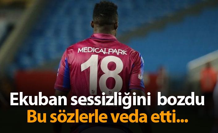 Ekuban sessizliğini bozdu