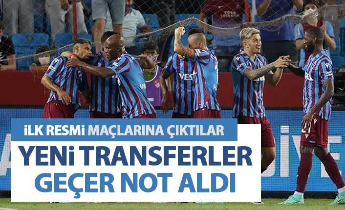 Trabzonspor'un yenilerine tam not