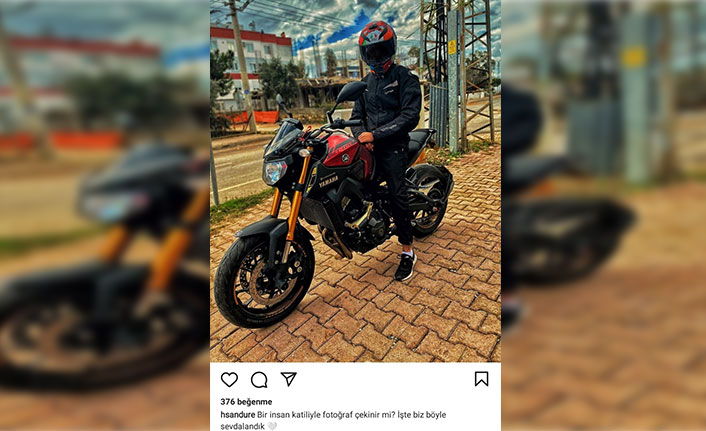 'Katilim' dediği motosikletiyle yaptığı kaza sonu oldu