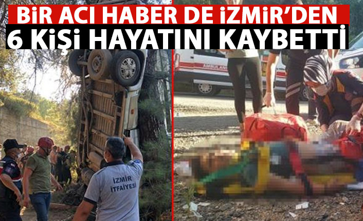 Acı haber geldi! Servis minibüsü devrildi 6 kişi öldü!