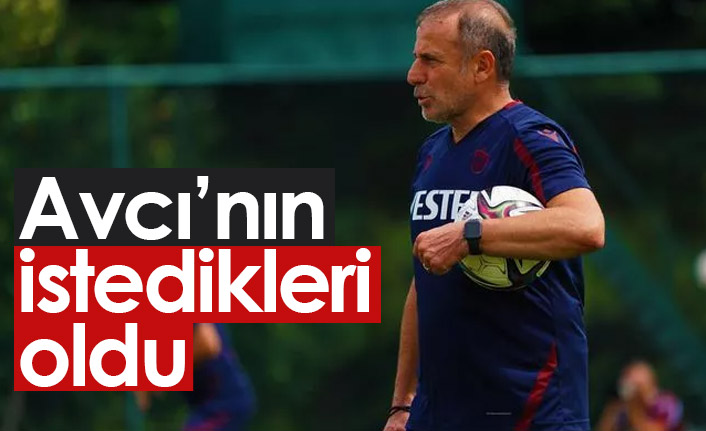 Trabzonspor'da Avcı'nın istedikleri oldu
