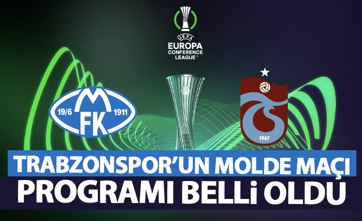 Trabzonspor'un Molde maçı programı belli oldu