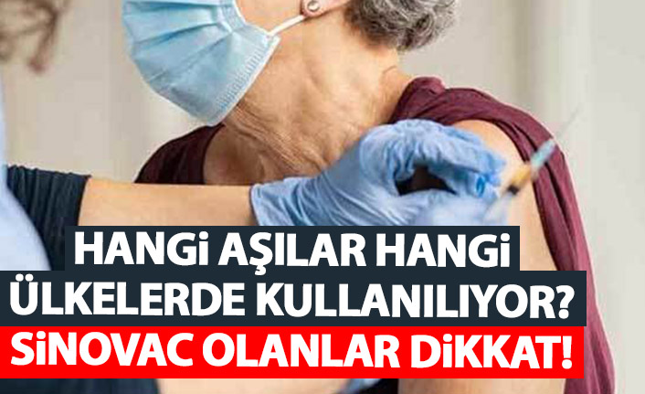 Hangi aşılar hangi ülkelerde kullanılıyor? Dünya üzerinde kaç koronavirüs aşısı var?