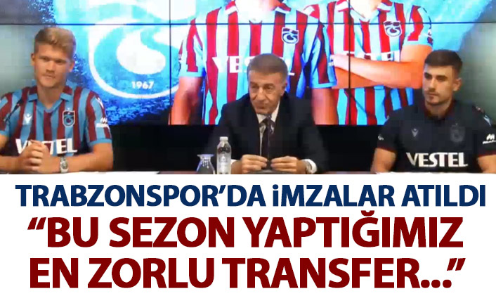 Trabzonspor'da çifte imza! Dorukhan Toköz ve Cornelius...