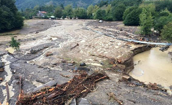 Bartın'da selin etkisi gün ağırınca ortaya çıktı