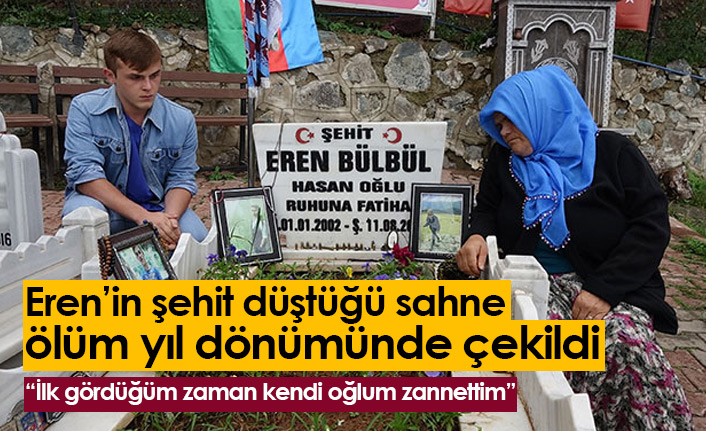 Eren Bülbül'ün şehit olduğu sahne, ölüm yıl dönümünde çekildi