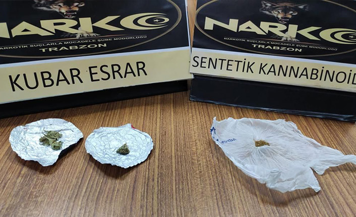 Trabzon’da uyuşturucu satıcısı yakalandı