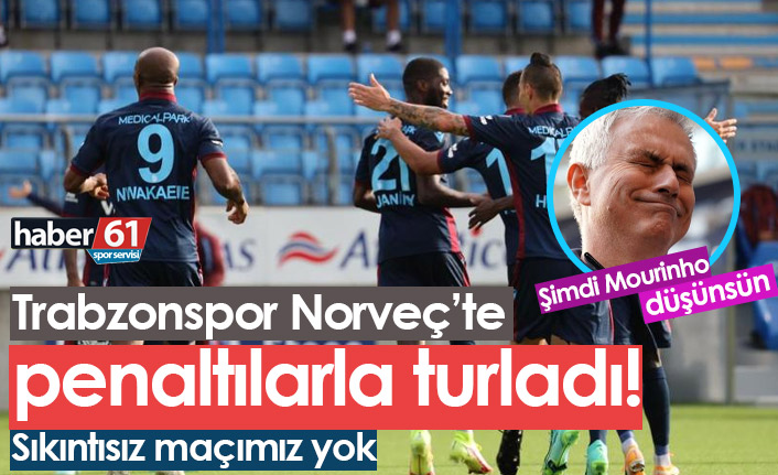 Trabzonspor Molde'yi penaltılarla eledi! Sıra Roma'da...