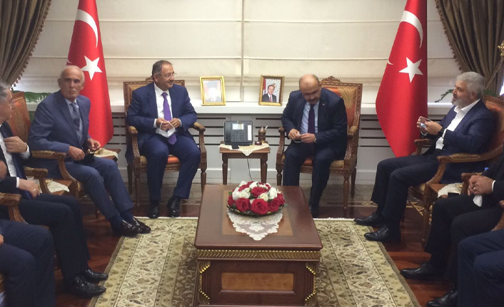 Özhaseki, Vali Ustaoğlu'nu ziyaret etti