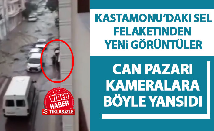Kastamonu'daki sel felaketinden yeni görüntüler ortaya çıktı