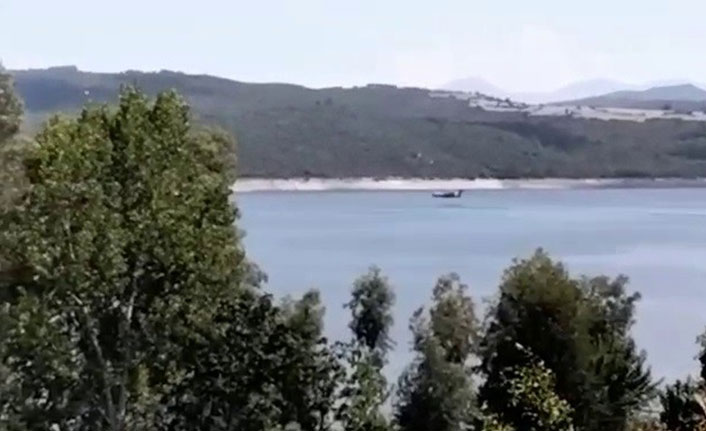Düşen yangın söndürme uçağının son görüntüleri ortaya çıktı