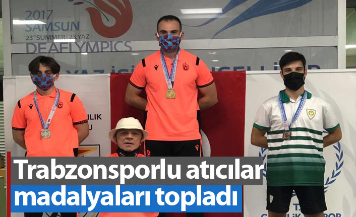 Trabzonsporlu sporcular madalyaları topladı