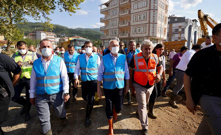 İmamoğlu, Kılıçdaroğlu ile birlikte sel bölgesinde