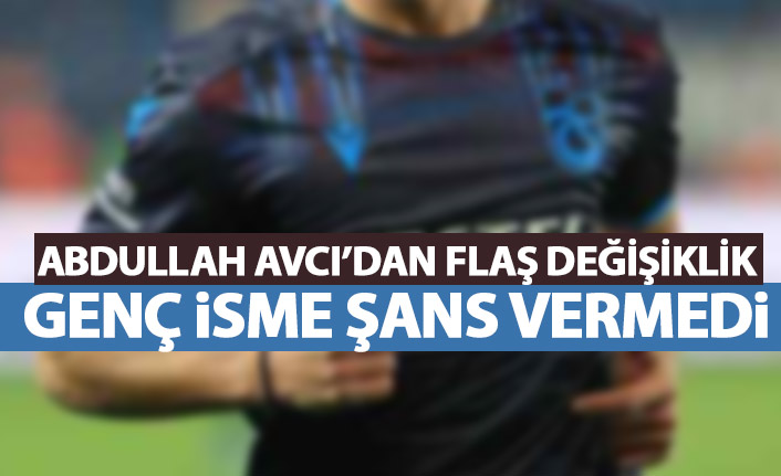 Abdullah Avcı'dan kadroda değişiklik! Malatyaspor karşısında şans vermedi