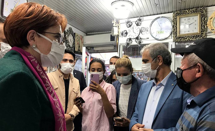 Akşener’in Bayburt ziyaretinde arbede