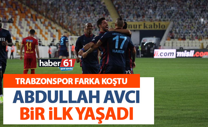Trabzonspor Abdullah Avcı ile bir ilki yaşadı