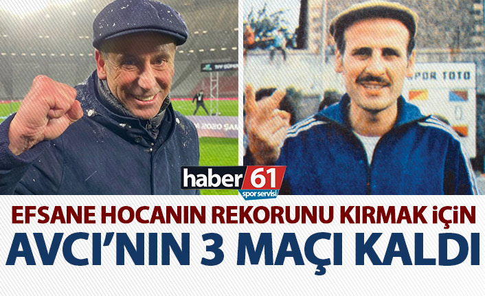 Abdullah Avcı Trabzonspor'un efsane hocasının rekorunu kırabilecek mi? Sadece 3 maç...