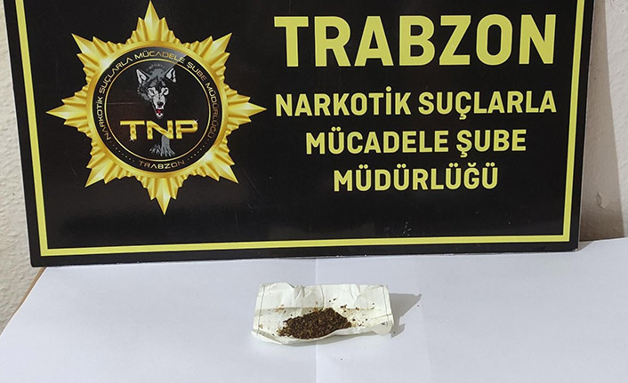 Trabzon’da uyuşturucu madde ele geçirildi
