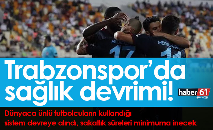 Trabzonspor'da Cryotherapy yöntemi devreye girdi!