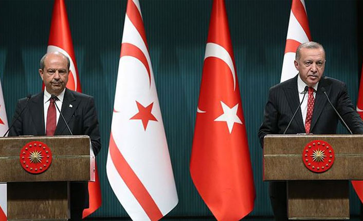 KKTC Cumhurbaşkanı Tatar'dan Cumhurbaşkanı Erdoğan'a başsağlığı mesajı