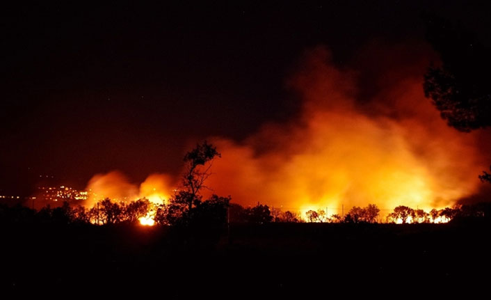 Fransa'daki orman yangını söndürülemedi