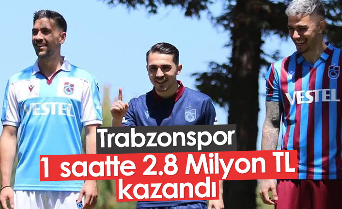 Trabzonspor 1 saatte 2 Milyon 800 Bin TL kazandı