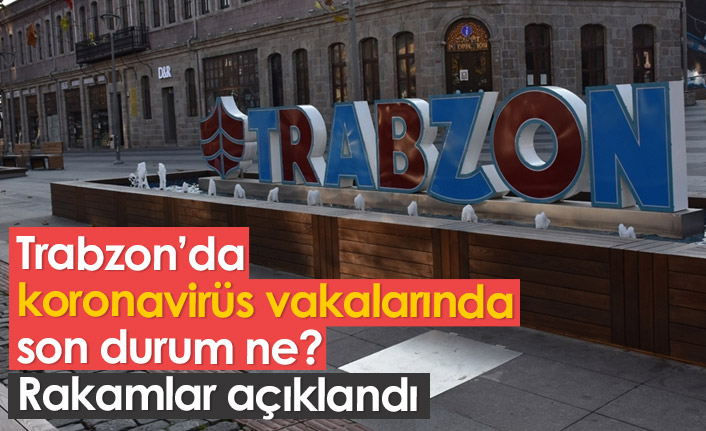 Trabzon'da koronavirüs vakalarında son durum açıklandı