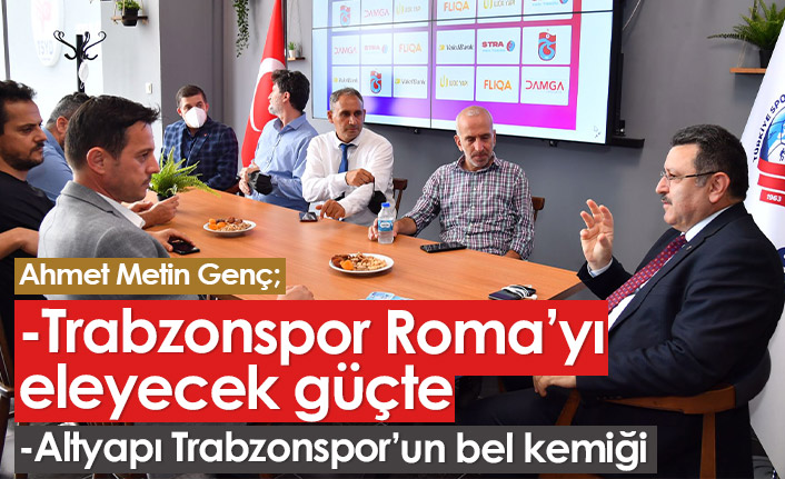 Genç: “Roma eleyecek güce ve tekniğe sahibiz”