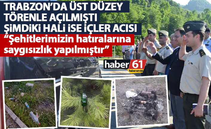 Trabzon’da Şehitler adına yapılan hatıra ormanı “Alemci” mekanı oldu