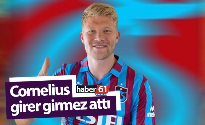 Cornelius girer girmez attı