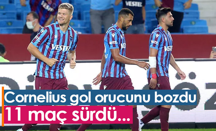 Cornelius 11 maç sonra gol attı